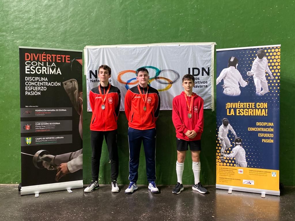 Celebrada la final Juegos Deportivos de Navarra de Espada y Florete M13 y M17, y Torneos M9